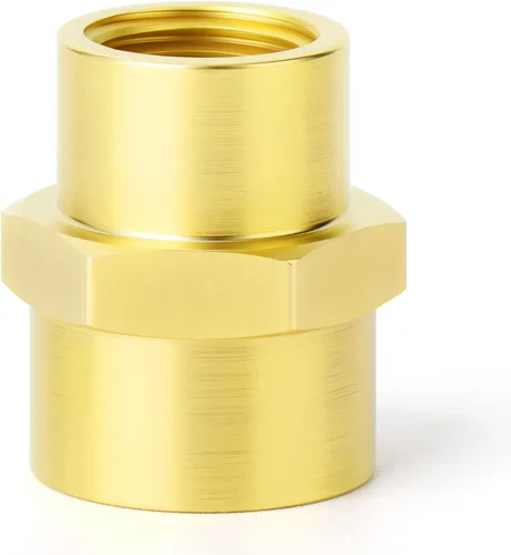 Miniatura 7 de GASHER 5 piezas de tubería de latón, acoplamiento, adaptador reductor, 1/2 "x 3/8" NPT hembra