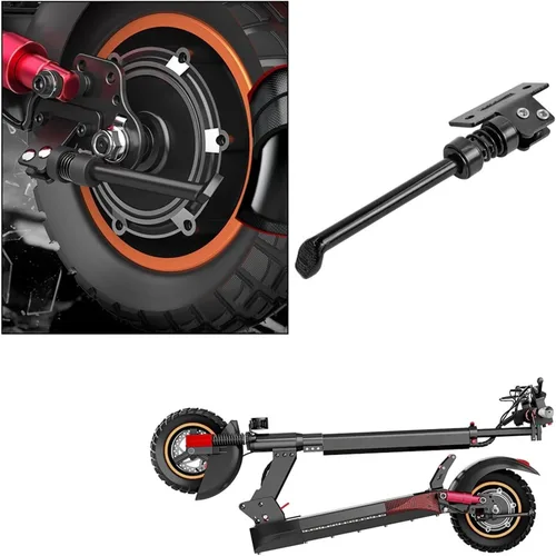 Miniatura 5 de BBAUER Soporte de pie de estacionamiento para scooter eléctrico compatible con Kugoo M4 M4 Pro E-Scooter aleación de aluminio Kickstand Rack