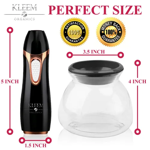 Miniatura 6 de Kleem - Máquina limpiadora de brochas de maquillaje eléctrica Lavadora automática de brochas de maquillaje y secadora giratoria con champú