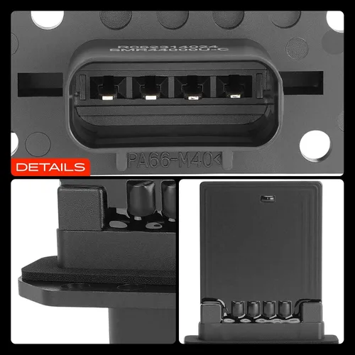 Miniatura 9 de A-Premium Resistencia del motor del soplador de HVAC delantero compatible con Ford F-150, Escape, Mustang, Expedition, F-250 Super Duty, F-350 Super