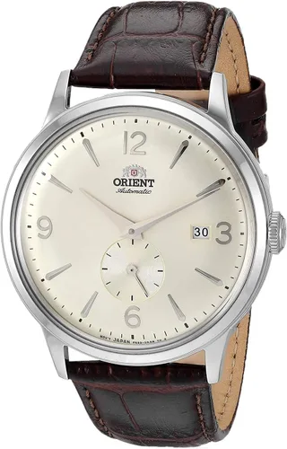 Orient 'Bambino Smasll Seconds" Reloj de vestir japonés japonés de acero inoxidable / cuerda manual