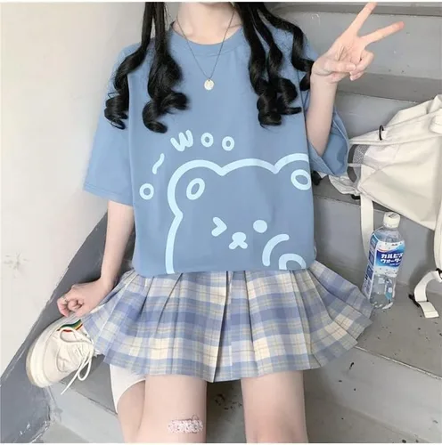 Miniatura 8 de Fairycore - Camisetas gráficas para adolescentes y mujeres, sudaderas preppy grunge, camisetas de gran tamaño, camisetas Kawaii holgadas, tops