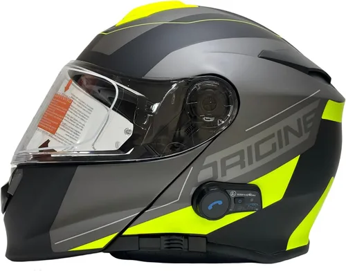 Miniatura 8 de ORIGINE Casco Modular Bluetooth con Marcación por Voz para Casco de Motocicleta, Llamadas Manos Libres, Aprobado por DOT