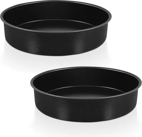 Miniatura 12 de P&P CHEF - Juego de moldes para pasteles antiadherentes de 6 pulgadas, 2 piezas, moldes redondos para hornear pasteles para tier smash, no tóxicos