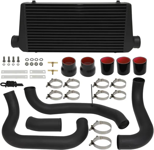 Miniatura 8 de Kit de intercooler para Nissan Skyline GT-R R32 HCR32 HNR32 RB20DET; R33 ECR33 GTS RB25DET; R34 ER34 GTT RB25DET, 1989-2001 Bolt On