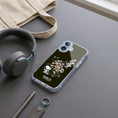 Miniatura 317 de Carcasa de gel para iPhone 7 Plus/iPhone 8 Plus, diseño de Snoopy Oriental de Peanuts, Badges