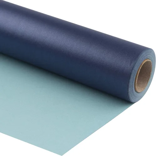 Miniatura 13 de RUSPEPA Papel de regalo negro mate, color liso perlado, papel lustre perfecto para bodas, cumpleaños, Navidad, baby shower, 17 pulgadas x 32.8 pies