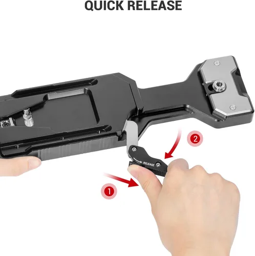 Miniatura 4 de SMALLRIG Placa adaptadora de trípode universal de liberación rápida para Sony VCT-14