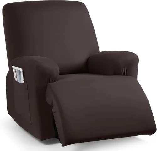 Miniatura 35 de TAOCOCO Funda para sofá reclinable, 3 piezas de fundas de tela de poliéster elástica para sofá reclinable de 3 asientos, protector de muebles suave