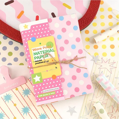 Miniatura 9 de icceemee 160 hojas de papel para álbumes de recortes de naturaleza, suministros para álbumes de recortes para diarios, conjunto de papel