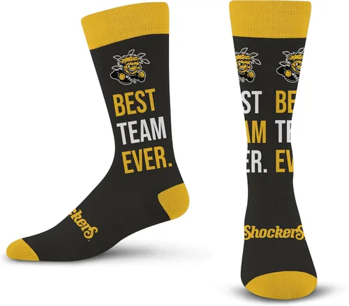 Miniatura 67 de For Bare Feet NCAA Unisex Best Team Ever Crew Sock Ncaa