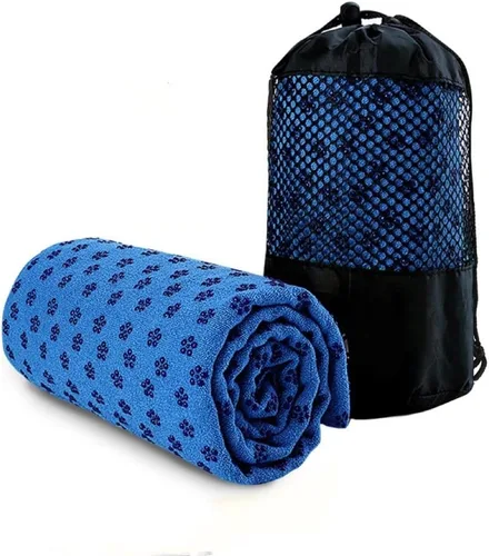IBL-Toalla de yoga, toalla para esterilla de yoga caliente, absorbe el sudor, antideslizante, para yoga caliente, pilates y entrenamiento, 24 x 72