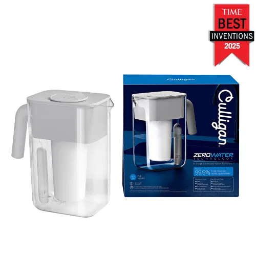 Miniatura 2 de Culligan con tecnología ZeroWater - Jarra de filtro de agua de 12 tazas – Incluye filtro de agua avanzado de 5 etapas, certificado IAPMO