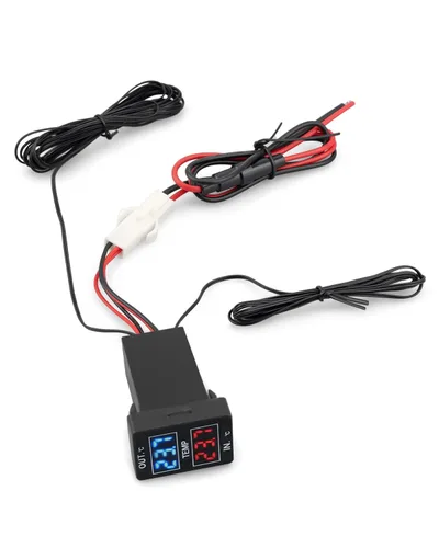 Termómetro de Temperatura de Coche de Pantalla Dual Interna y Externa Compatible con Toyota Sequoia Tundra Tacoma 4Runner RAV4 Corolla, etc.,