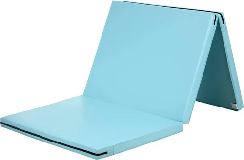 KaRaDaStyle - Alfombrilla de gimnasia plegable de 71"x31"x2" para estiramiento, entrenamiento muscular, para niños, barra horizontal de juego,