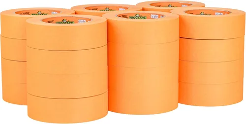 Miniatura 11 de FrogTape ProGrade - Cinta de pintura naranja, 1.5 pulgadas de ancho (1.41 pulgadas x 60 yardas), alta adherencia, cinta de pintura para aplicaciones