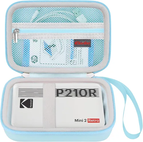 Elonbo Funda de transporte para KODAK Mini 2 Retro 2x3 pulgadas P210R 4PASS Impresora fotográfica portátil, Kodak Mini cámara digital instantánea,