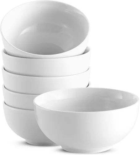 Miniatura 11 de KooK Tazones de sopa, cuenco para cereales, cerámica, cuencos para cocina, microondas, lavavajillas y congelador, platos de porcelana para pasta