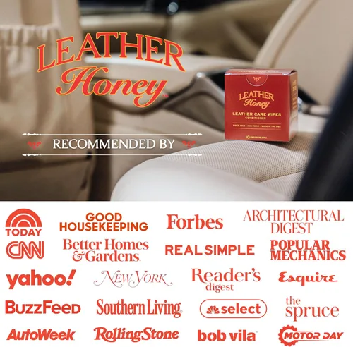 Miniatura 8 de Toallitas Acondicionadoras Leather Honey: Restaura el Cuero Sobre la Marcha. Protege y Acondiciona Cualquier Color de Sofás de Cuero, Asientos