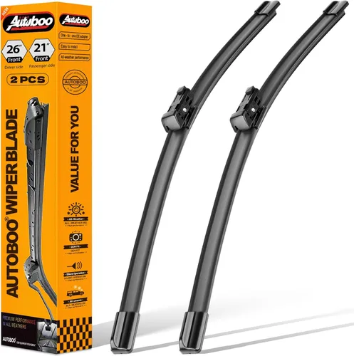 Miniatura 28 de AUTOBOO Juego de limpiaparabrisas de 26 + 23 pulgadas para Toyota Tundra 2007-2021 y Sequoia 2008-2020 2021 2022 - Reemplazo original de calidad