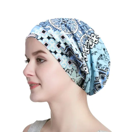 Miniatura 155 de Alnorm - Gorro con forro de satén y suave banda elástica para hombres y mujeres, talla única Se ajusta a la mayoría