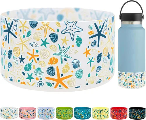 Miniatura 28 de HEYSKAY Funda protectora de silicona para botella de agua Hydro Flask y compatible con Stanley Tumbler, Yeti, Simple Modern, accesorios para Mezcla