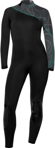 Miniatura 9 de BARE Traje de neopreno completo Elate de 0.276 in para mujer, cómodo material de neopreno de alta elasticidad, manga larga, ideal para todos