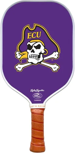 Miniatura 20 de Raqueta de pickleball colegial oficialmente licenciada - Raqueta aprobada por la Asociación de Pickleball de EE. UU. - Núcleo de nido de abeja Texas