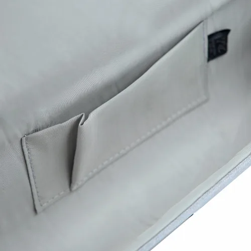 Miniatura 4 de Elegante Onda Cristal Plisado Satén Solapa Embrague Bolso de Noche - Diff Colors Avail