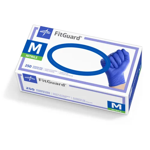 Miniatura 5 de Medline X-Large Guante de protección azul oscuro