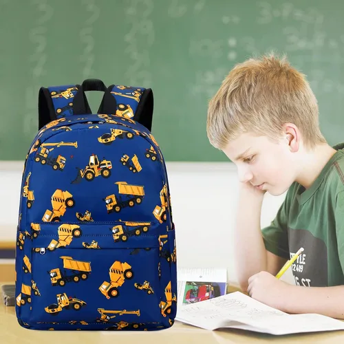 Miniatura 14 de CAMTOP - Conjunto de mochila y lonchera con estampados divertidos para niños de preescolar y primaria), Y0058-2