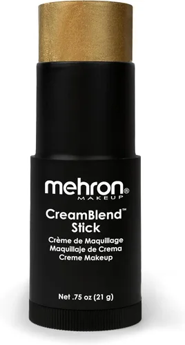 Miniatura 57 de Mehron Makeup CreamBlend Stick Base para rostro y cuerpo Barra de maquillaje profesional de cobertura completa 0.75 oz (21 g) (Dark 4)