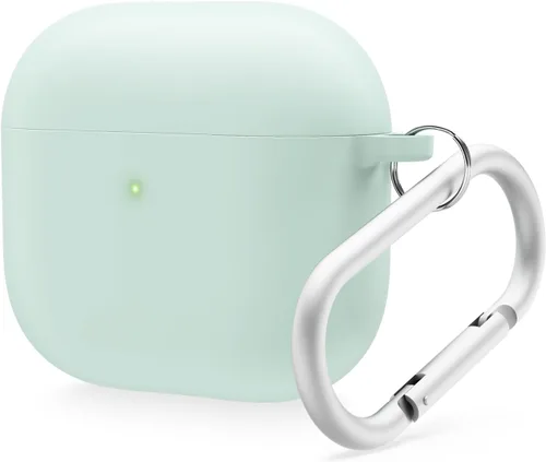 Miniatura 12 de elago Funda híbrida líquida compatible con AirPods 4, compatible con AirPods de 4ª generación, protección de triple capa, llavero incluido, carga