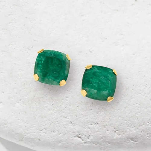 Miniatura 3 de Ross-Simons Gemstone Martini Stud Earrings in 14kt Yellow Gold