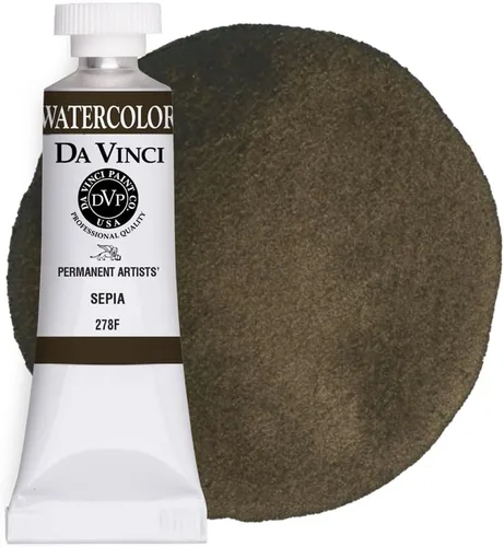Miniatura 129 de DA VINCI PAINTS Pintura de acuarela para artista profesional, Gamboge (tono), 0.5 fl oz