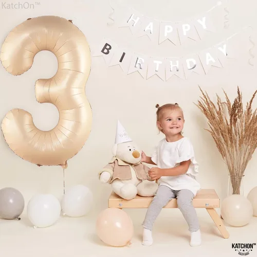 Miniatura 1193 de KatchOn, Globo grande azul número 2 de 40 pulgadas Decoraciones de cumpleaños de Baby Shark para niño de 2 años Globo azul número 2 Globo