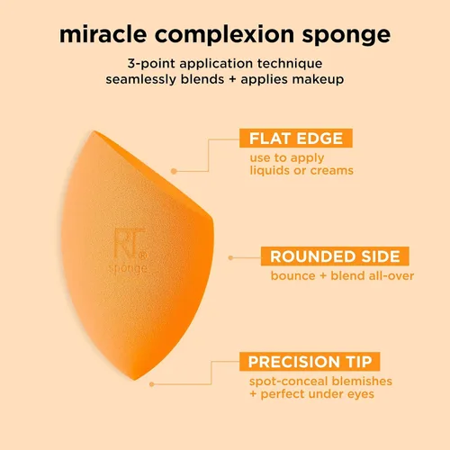 Miniatura 6 de Real Techniques - Juego de 8 piezas de brochas y esponjas Level Up, brochas de maquillaje para sombra de ojos, base, colorete y bronceador, esponja