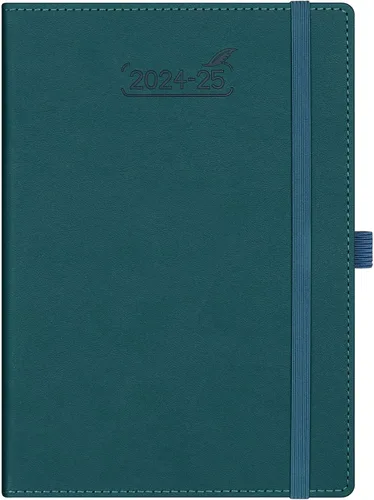 BEZEND Agenda 2025 Starts from Now, 18 meses (julio 24-diciembre 25) [verde oscuro] 5.8 x 8.5 pulgadas, planificador de año académico, calendario