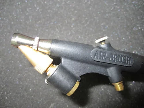 Miniatura 5 de Kit de cepillo de aire Hobby Aerógrafo Pistola Pulverizadora Herramienta Modelo de Coche Juego de Pintura Aerógrafa