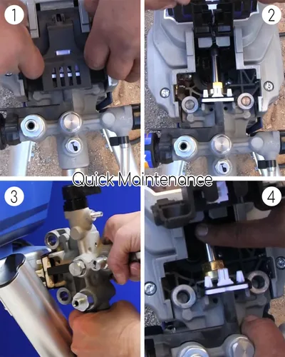 Miniatura 6 de Bomba de pulverización de pintura eléctrica de repuesto 24Y472 para Graco ProXChange ProX17 ProX19 ProX21, bomba de pistón eléctrica de acero aleado