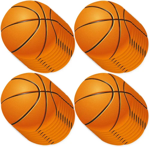 Miniatura 10 de 50 recortes de papel de fútbol de rugby, recortes temáticos de fiesta de fútbol, decoraciones de tablón de anuncios con 100 puntos de pegamento