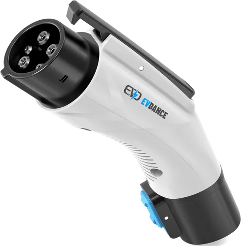 Miniatura 7 de EVDANCE Adaptador de cargador NACS a J1772, adaptador de carga de 48 A y 250 V con bloqueo de seguridad certificado, compatible con todos los J1772