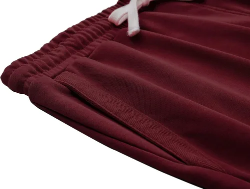 Miniatura 3 de Pantalones cortos casuales de punto de algodón con cordón elástico para hombre