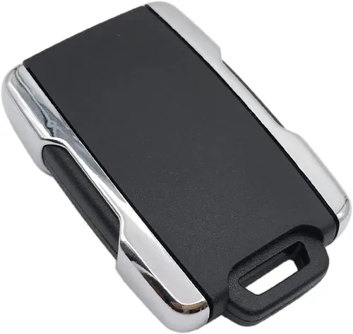 Miniatura 2 de 2 fundas de repuesto para llavero de entrada sin llave para Chevrolet Chevy Silverado Colorado/GMC Sierra Canyon 2014 2015 2016 2017 (plateado)
