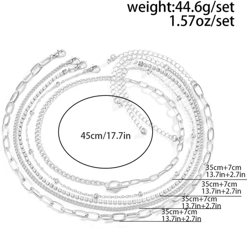Miniatura 115 de Long tiantian Collares en capas para mujer, joyería occidental para mujer, collar de moneda apilable, collar de país, moderno, bohemio, verano
