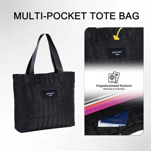 Miniatura 4 de Large Tote Bag for Women Travel Tote Bag SATIN SAINT lifestyle Women Tote Bags for Work Daily Womens Bags Beach Bag