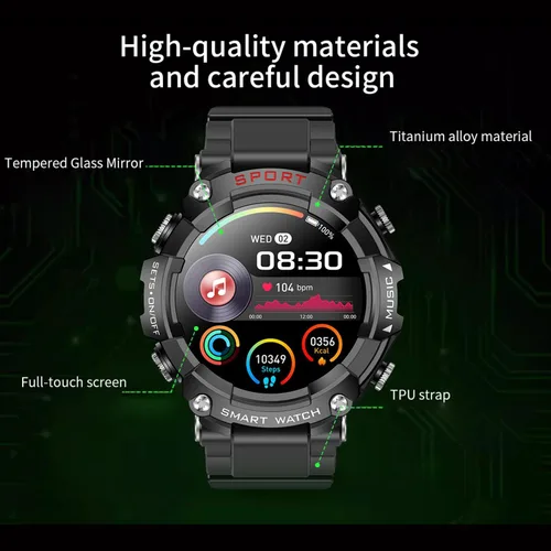 Miniatura 8 de YPSDOOWKJ Reloj inteligente con auriculares para hombres y mujeres, pantalla HD de 1.52 pulgadas, sonido 9D, monitor de fitness y sueño, llamada