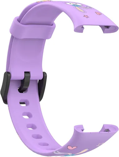 Miniatura 6 de Lijinlan Bandas de repuesto compatibles con Xiaomi Mi Band 7 Pro Strap mujeres hombres, impresión colorida linda piel floral suave flexible silicona