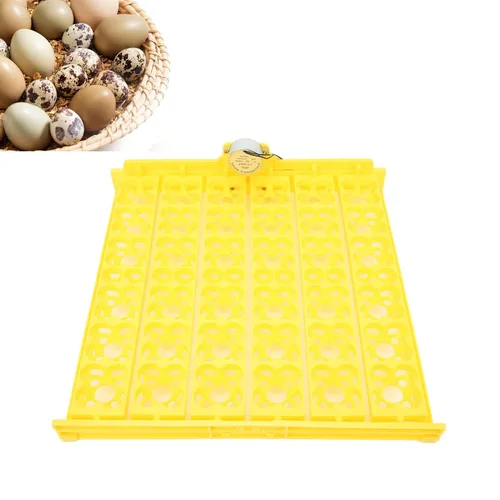 Miniatura 5 de Bandeja para incubadora de huevos, bandeja automática hueca de cuatro hojas, volteador de huevos para sobrevivientes, pequeños agricultores