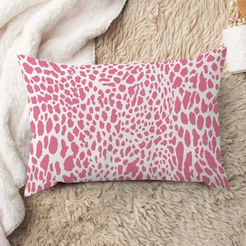 Miniatura 34 de ArogGeld Funda de almohada lumbar, estampado de guepardo verde, leopardo, estampado de leopardo, manchas de animales, almohada decorativa verde, A-17